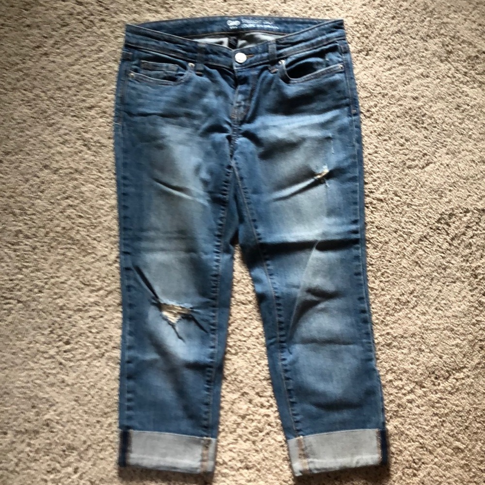 Gap Straight Crop Coupe 3/4 Droite Jeans